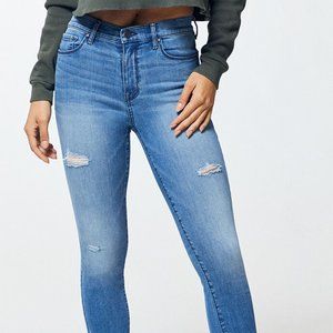 PacSun Allan Blue High Waisted Ankle Jeggings